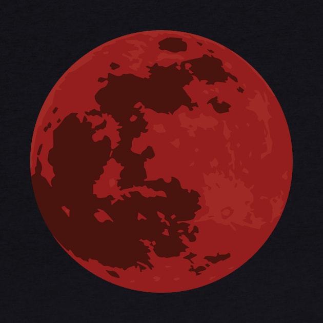 Lunar Eclipse Blood Red Moon by LucentJourneys